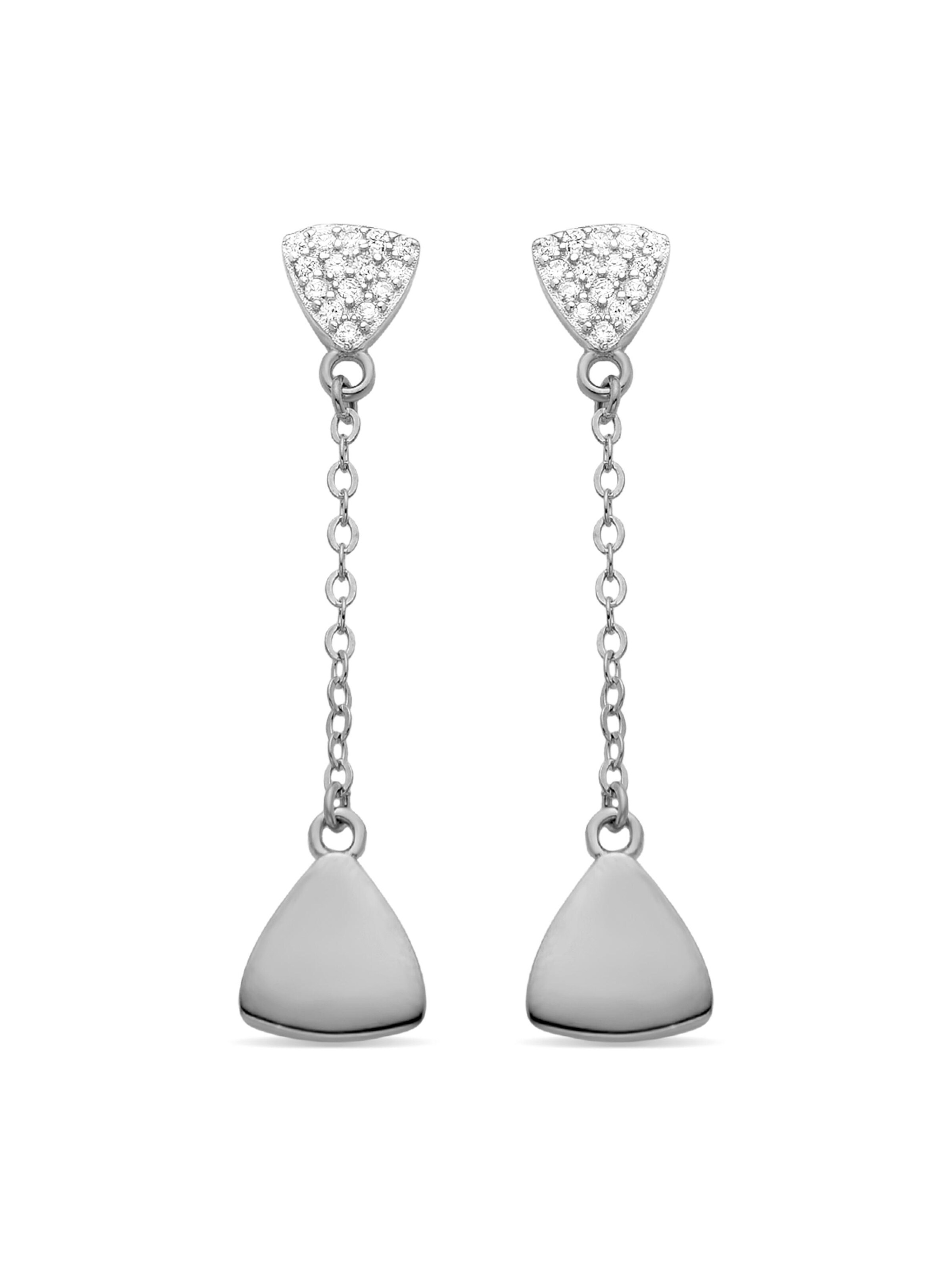 Boucles d'oreilles 'Syso' Luxenter en argent : devant