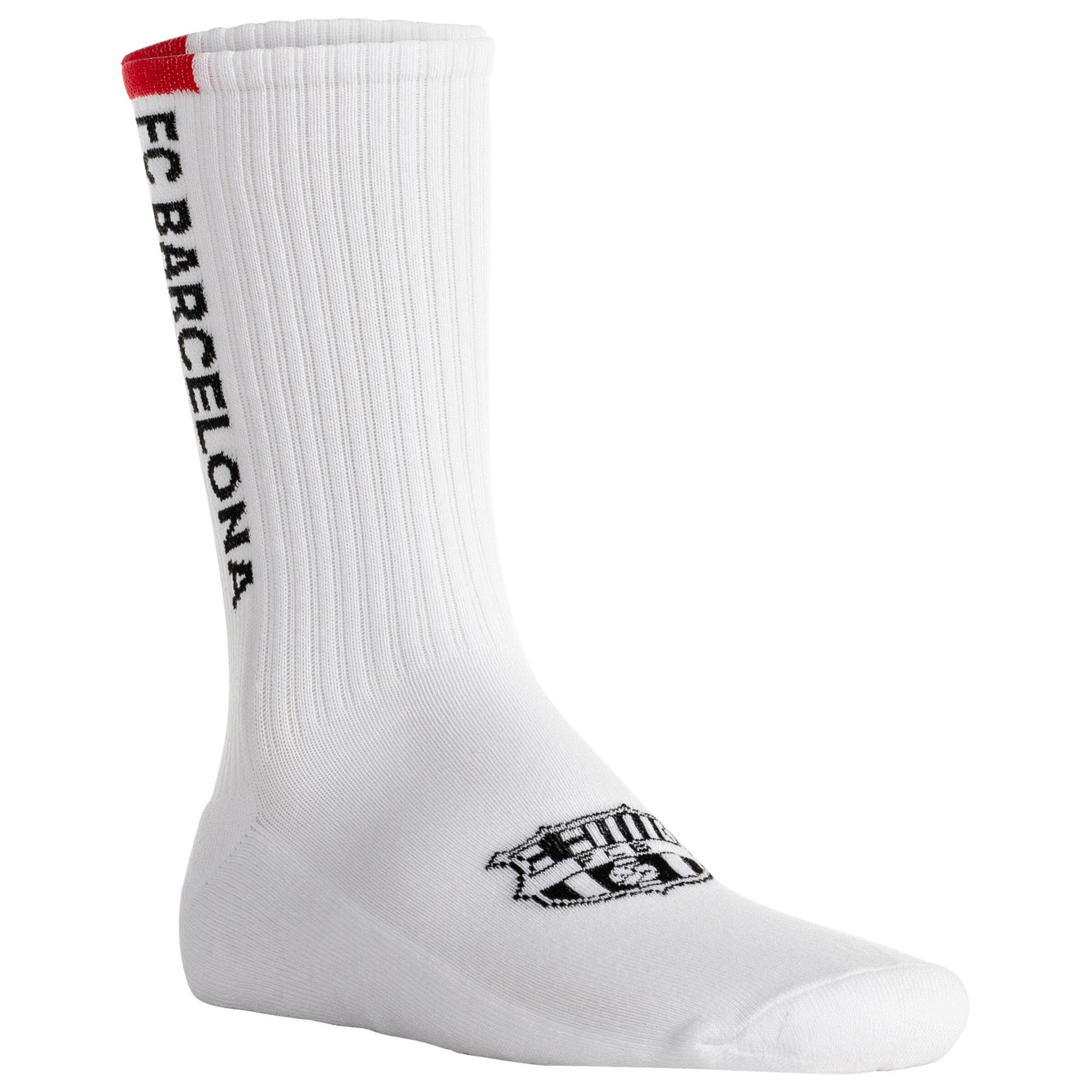 FC Barcelona Socken in Weiß