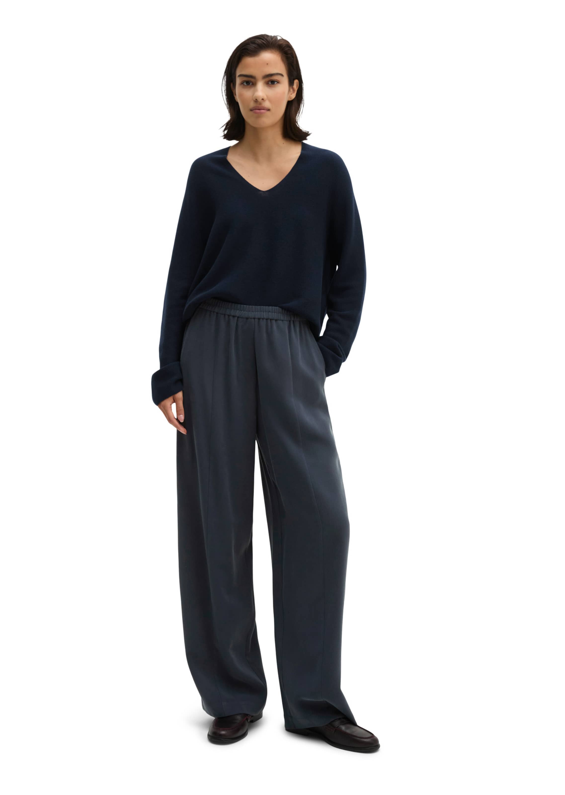 Marc O'Polo Loose fit Trousers in Blue