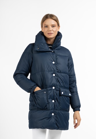 DreiMaster Maritim Winter Coat in Blue: front