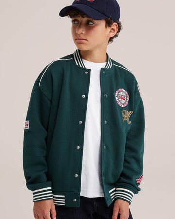 WE Fashion - Casaco meia-estação em verde: frente