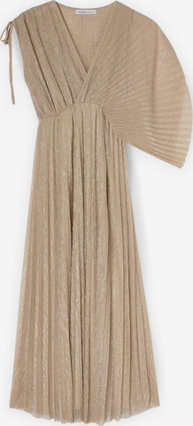 Robe de soirée MOTIVI en or : devant