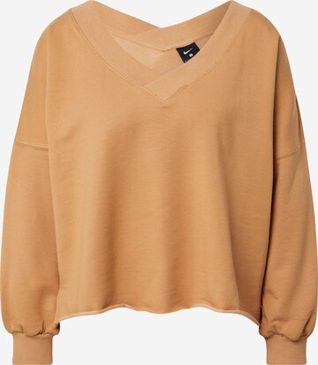 NIKE Sport sweatshirt i orange: framsida