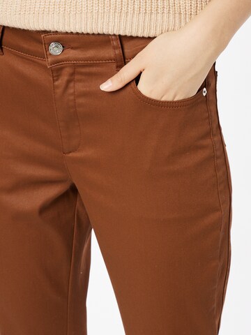 COMMA Slim fit Pants in Brown