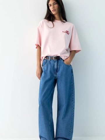 Tricou de la Pull&Bear pe roz