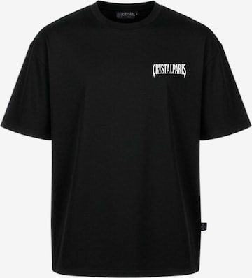 Crystal Paris Shirt 'Kaizen' in Zwart: voorkant