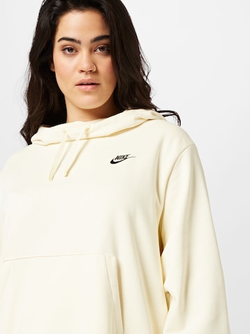 Nike Sportswear Athletic Sweatshirt in White