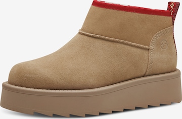 Boots Tamaris en beige : devant