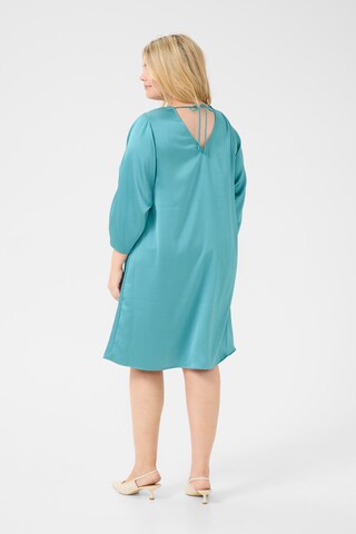 KAFFE CURVE Jurk 'Machel' in Blauw