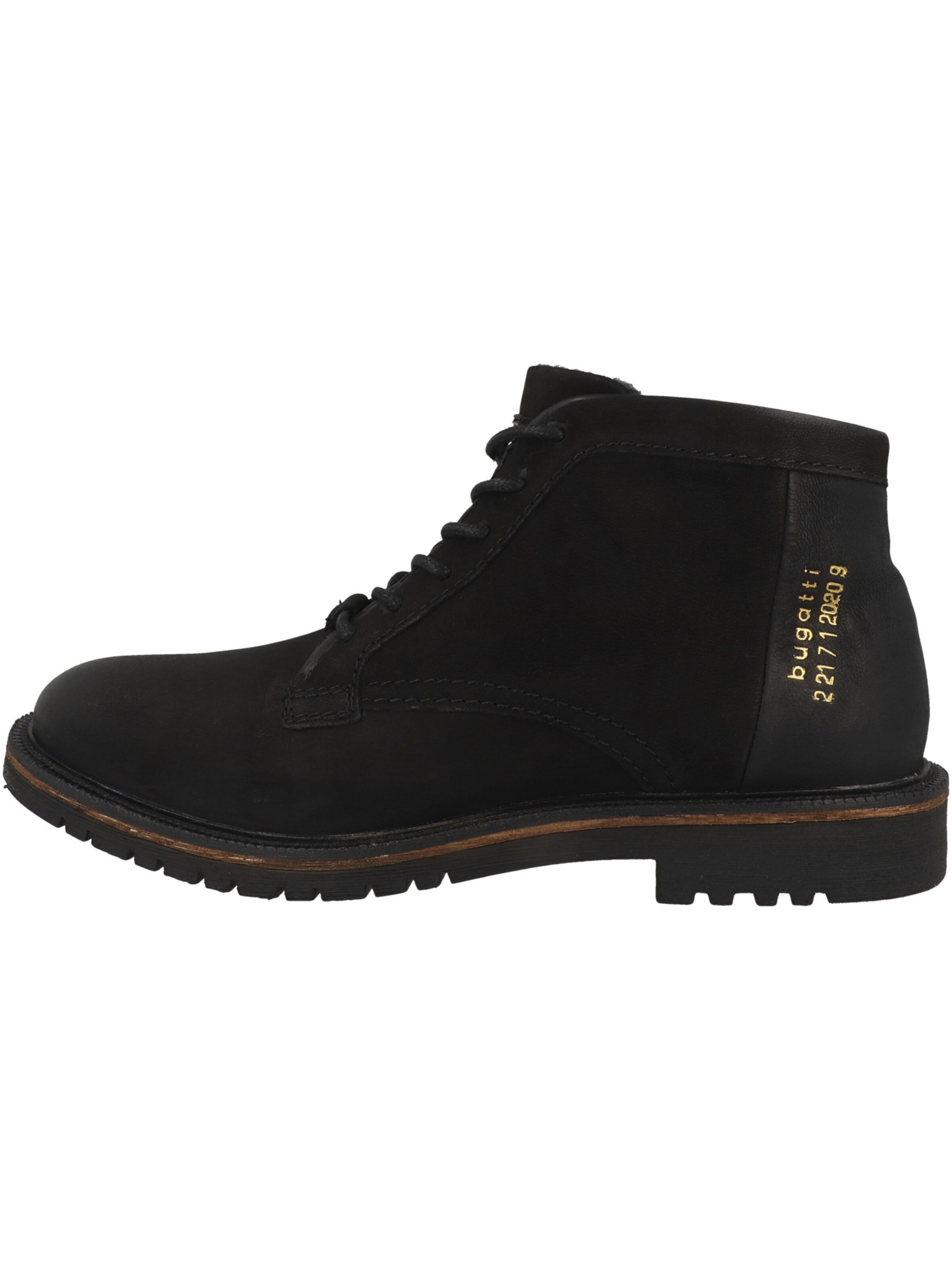 bugatti Lace-Up Boots 'AO933' in Black