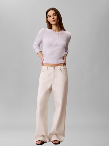 Calvin Klein Jeans Regular Sweater in Purple