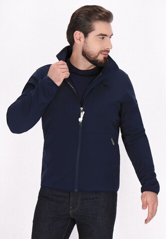 Schmuddelwedda - Chaqueta de entretiempo en azul: frente