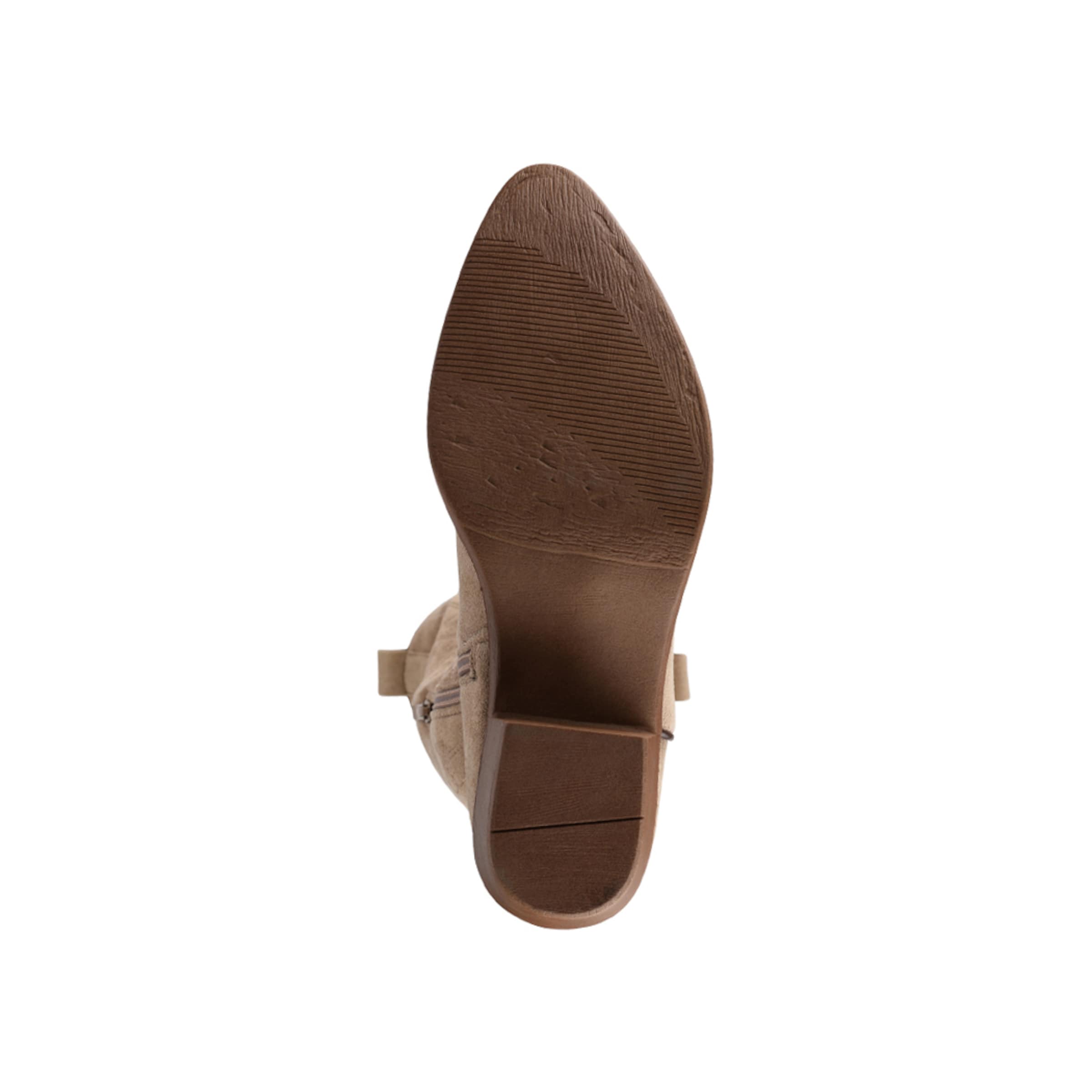 Elara Cowboy boot in Beige