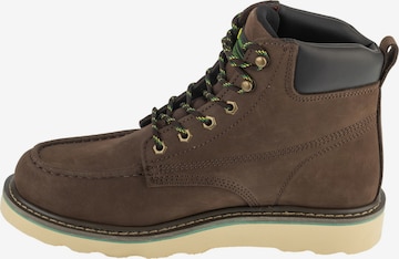 Bottines à lacets 'Kadmiel - Grand Creek' SKECHERS en marron : devant