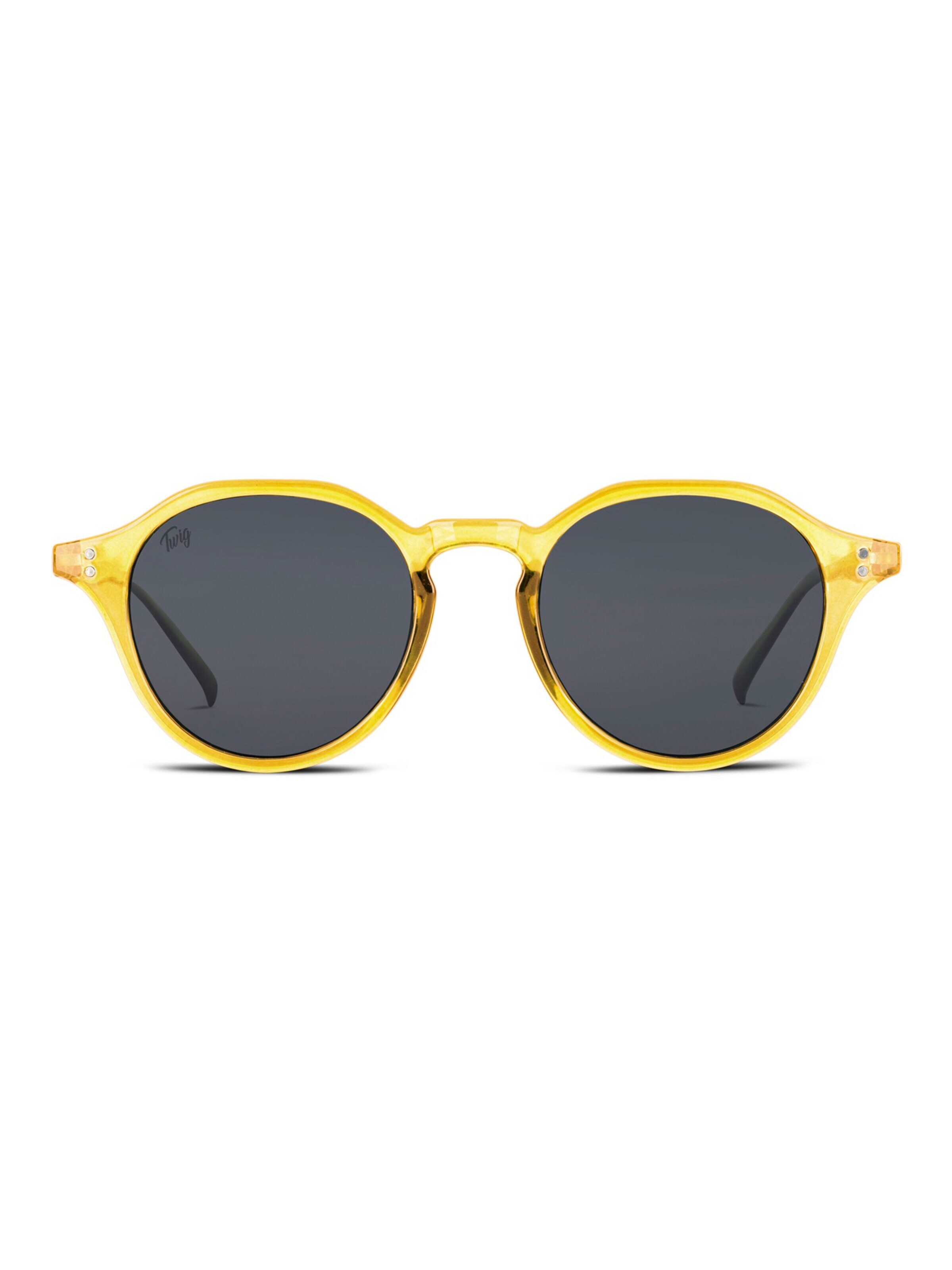 TWIG Concept Milano Okulary przeciwsłoneczne 'Langevin Sun' w kolorze żółty: przód