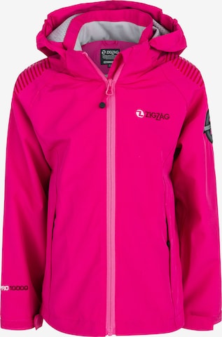ZigZag Performance Jacket in Pink: front