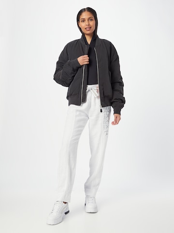 Soccx Normalny krój Spodnie w kolorze biały