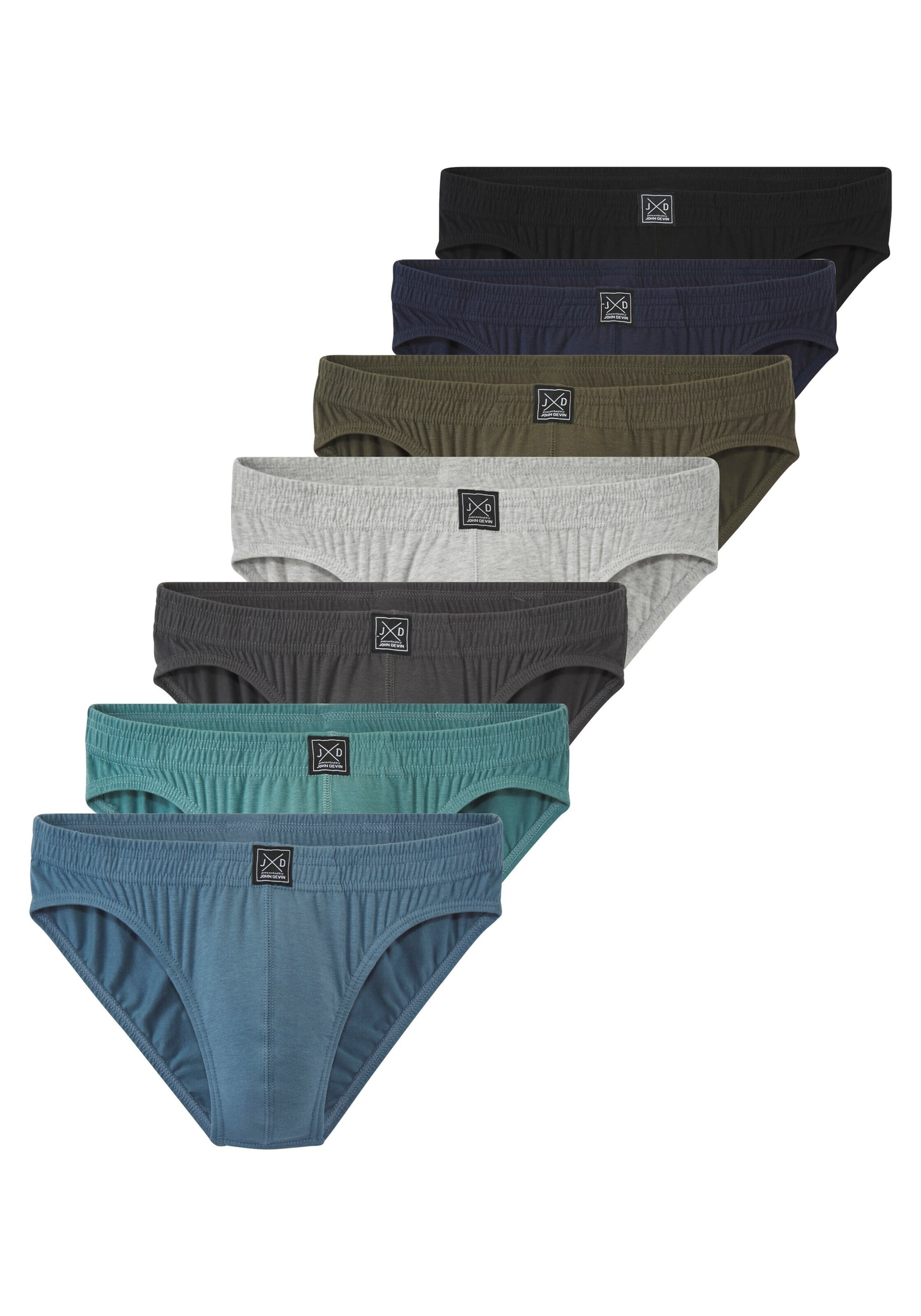 JOHN DEVIN Panty in Blue: front