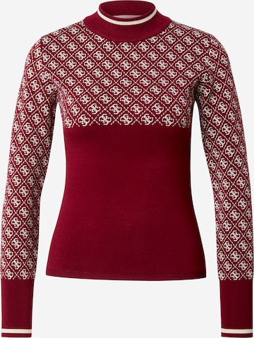 GUESS Trui LISE in Donkerrood ABOUT YOU