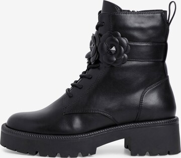 TAMARIS Lace-Up Ankle Boots in Black