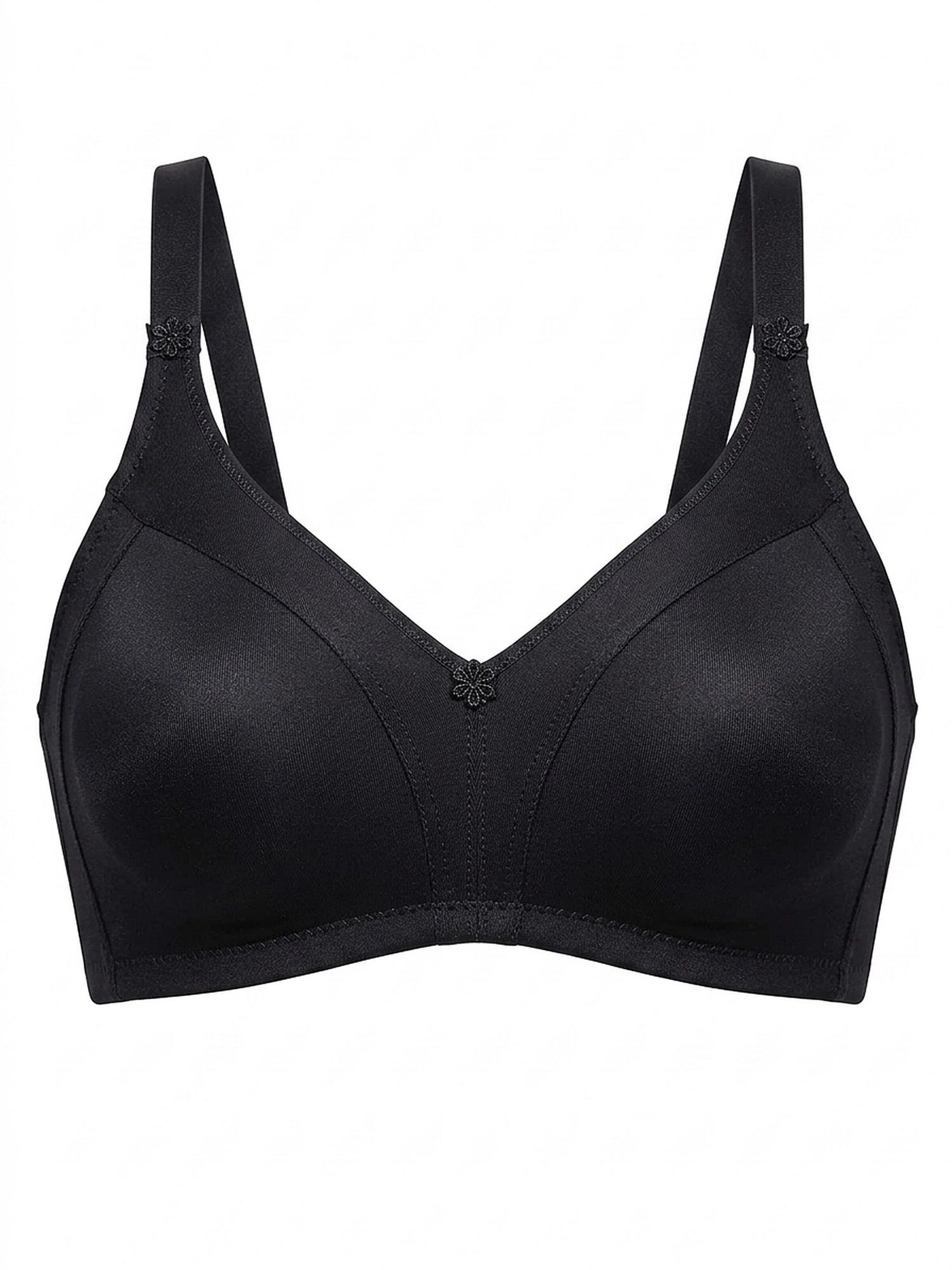 Selene T-Shirt BH 'Selene'‌‌‌‌‌‌‌‌ in Schwarz: Vorderseite