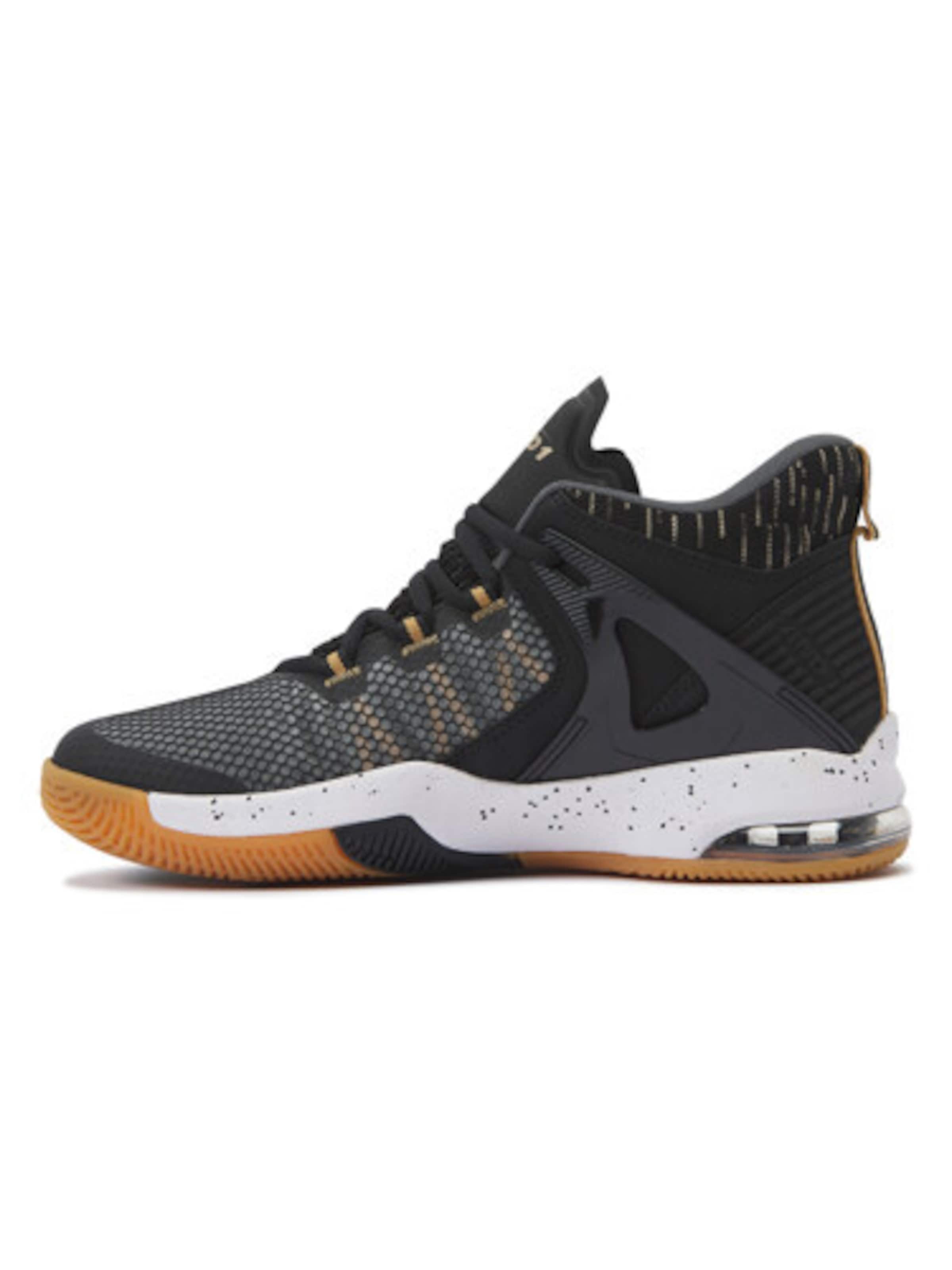 AND1 - Zapatillas deportivas bajas en negro: frente