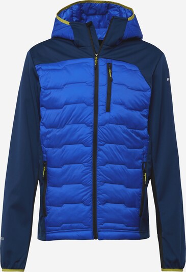 ICEPEAK Outdoorová bunda 'BYHALIA' - modrá / tmavě modrá / žlutá / bílá, Produkt