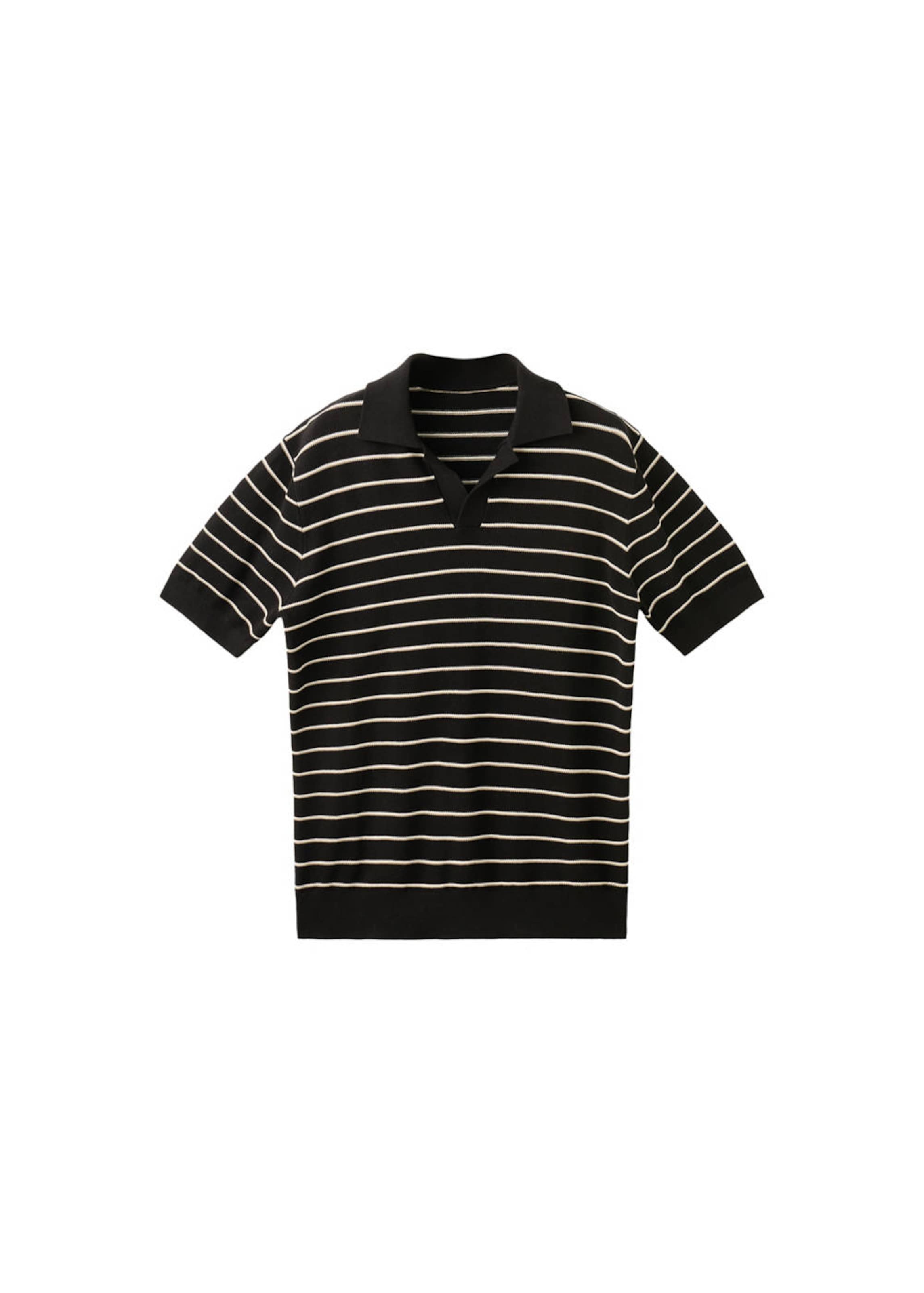 MANGO MAN Shirt 'Vela' in Black: front