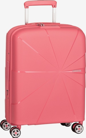 Valisette 'Starvibe Spinner 55 EXP' American Tourister en orange : devant