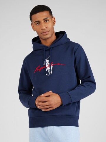 Polo Ralph Lauren Bluzka sportowa w kolorze niebieski: przód