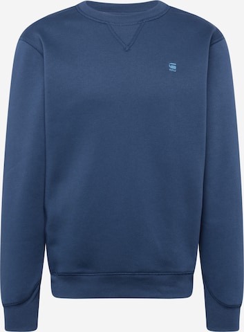 Sweat-shirt G-STAR en bleu : devant