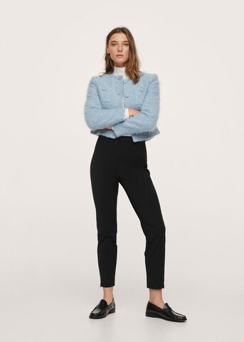 MANGO Skinny Nadrág 'Paola' - fekete