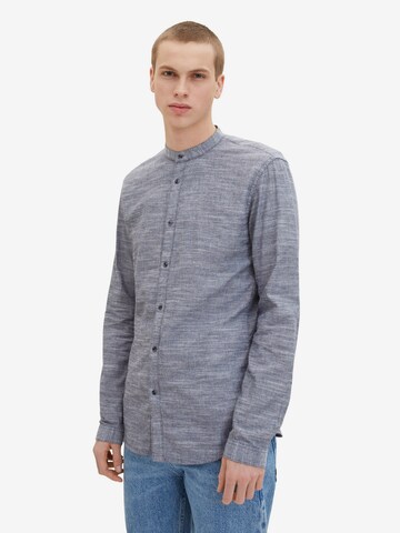 TOM TAILOR DENIM Regular fit Button Up Shirt in Blue