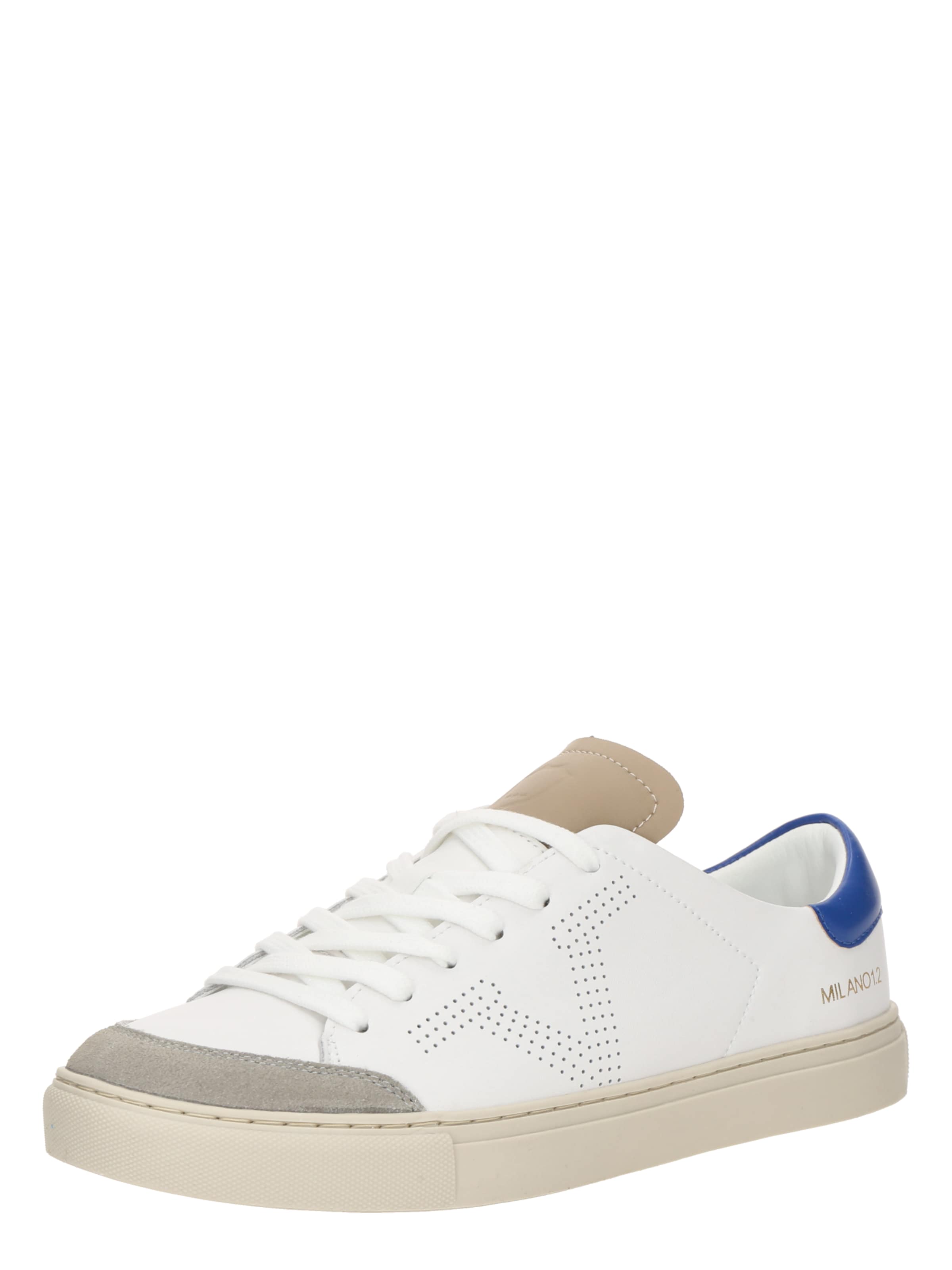 19V69 ITALIA Låg sneaker 'Ole' i blå: framsida