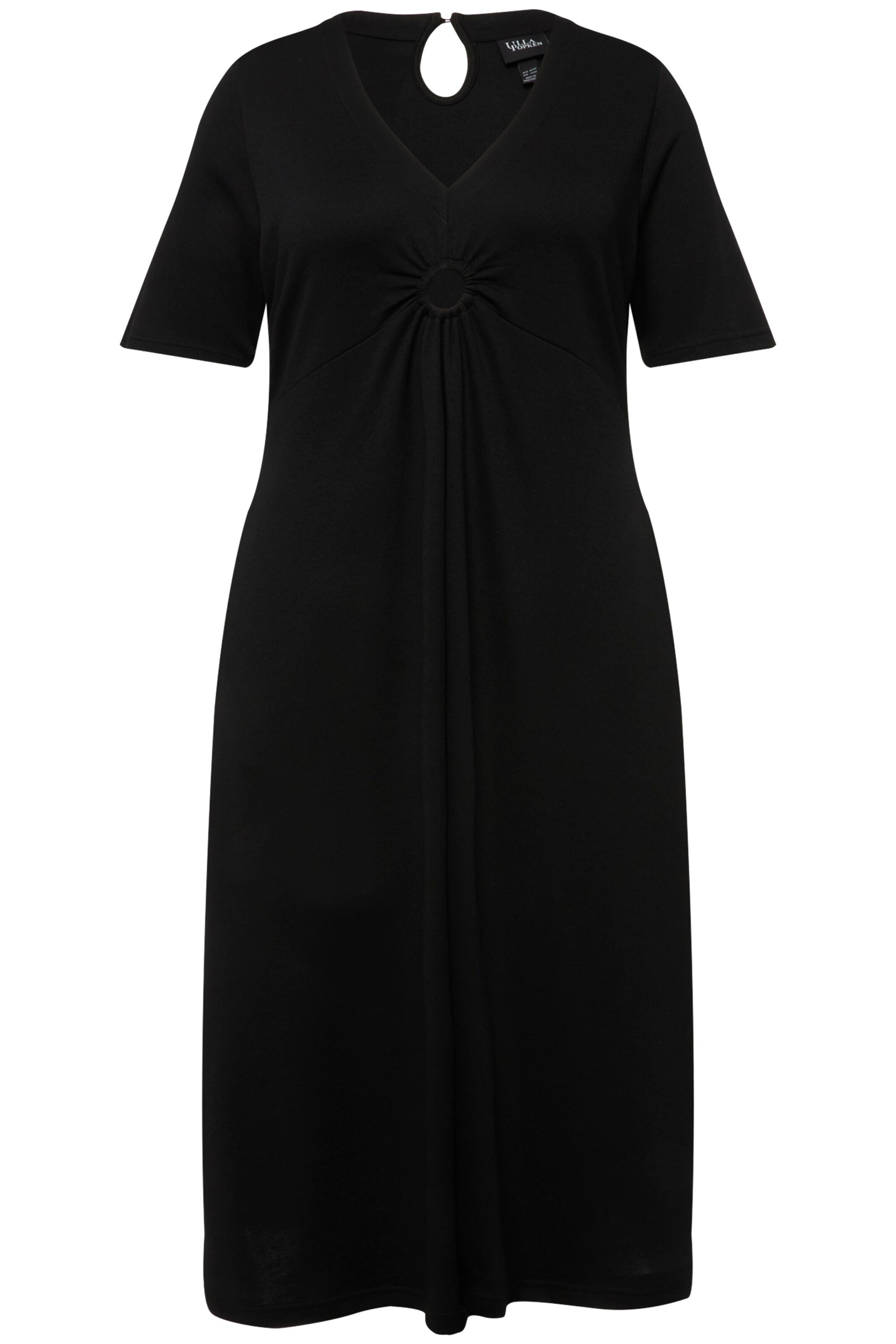 Ulla Popken Jurk in Zwart: voorkant