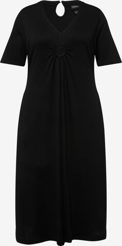 Robe Ulla Popken en noir : devant