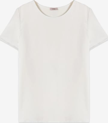 Maglietta di oltre in bianco: frontale