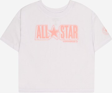 CONVERSE T-Shirt 'ALL STAR' in Weiß: predná strana