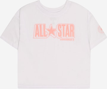 Tricou 'ALL STAR' de la CONVERSE pe alb: față