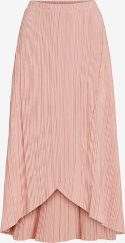 Jupe 'VIPlis' VILA en rose : devant