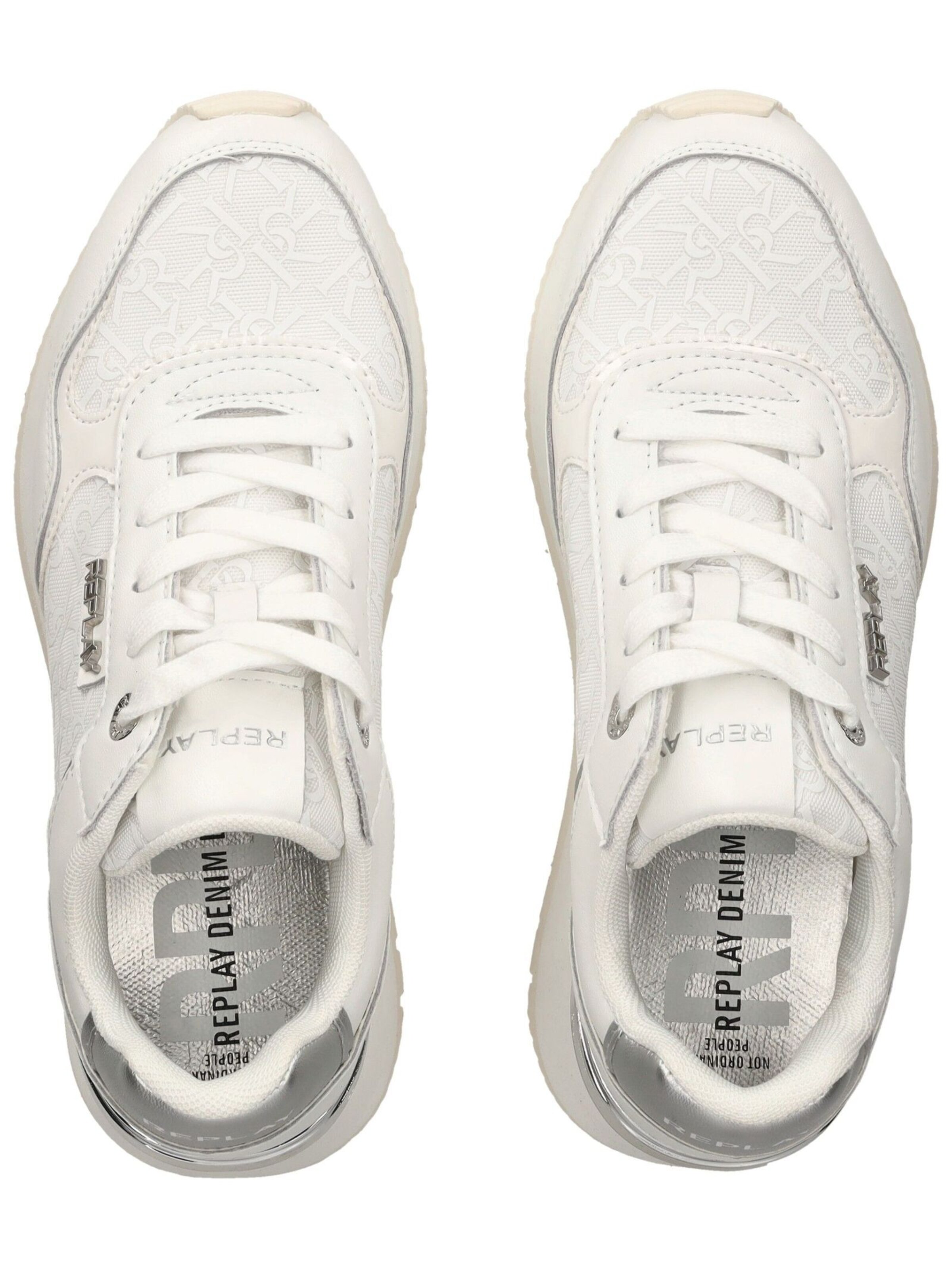 REPLAY Sneakers laag in Wit