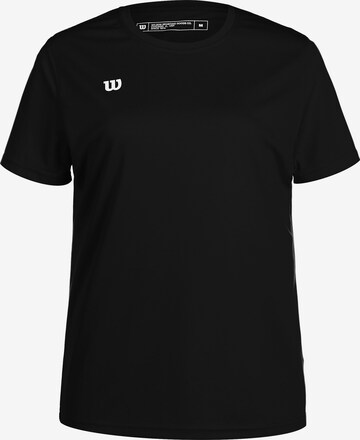 T-shirt fonctionnel WILSON en noir : devant