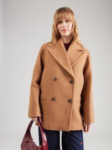 & Other Stories Демисезонное пальто в Бежевый: спереди