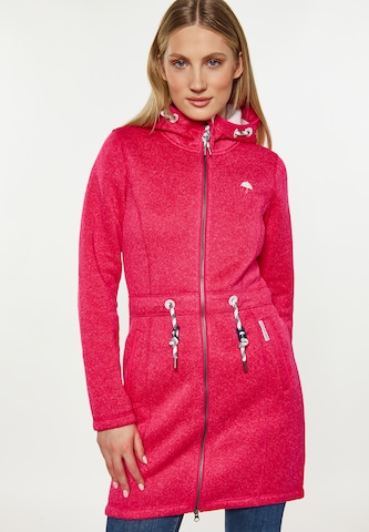 Schmuddelwedda Флисовая куртка в Ярко-розовый: спереди