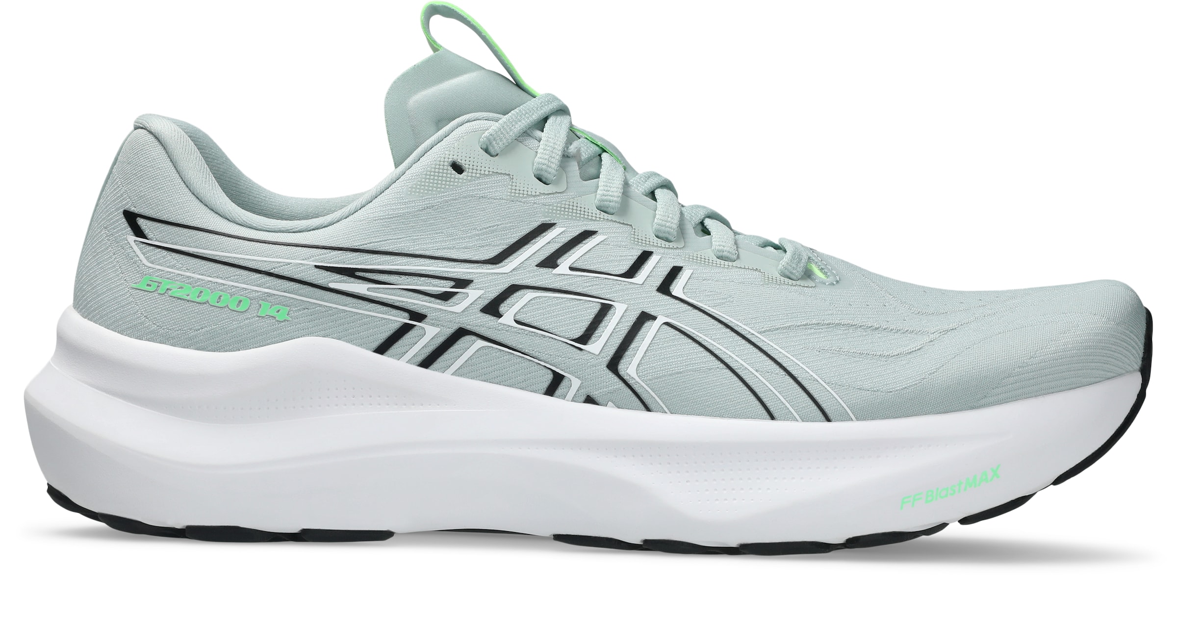 žalia ASICS Bėgimo batai 'GT-2000 14'