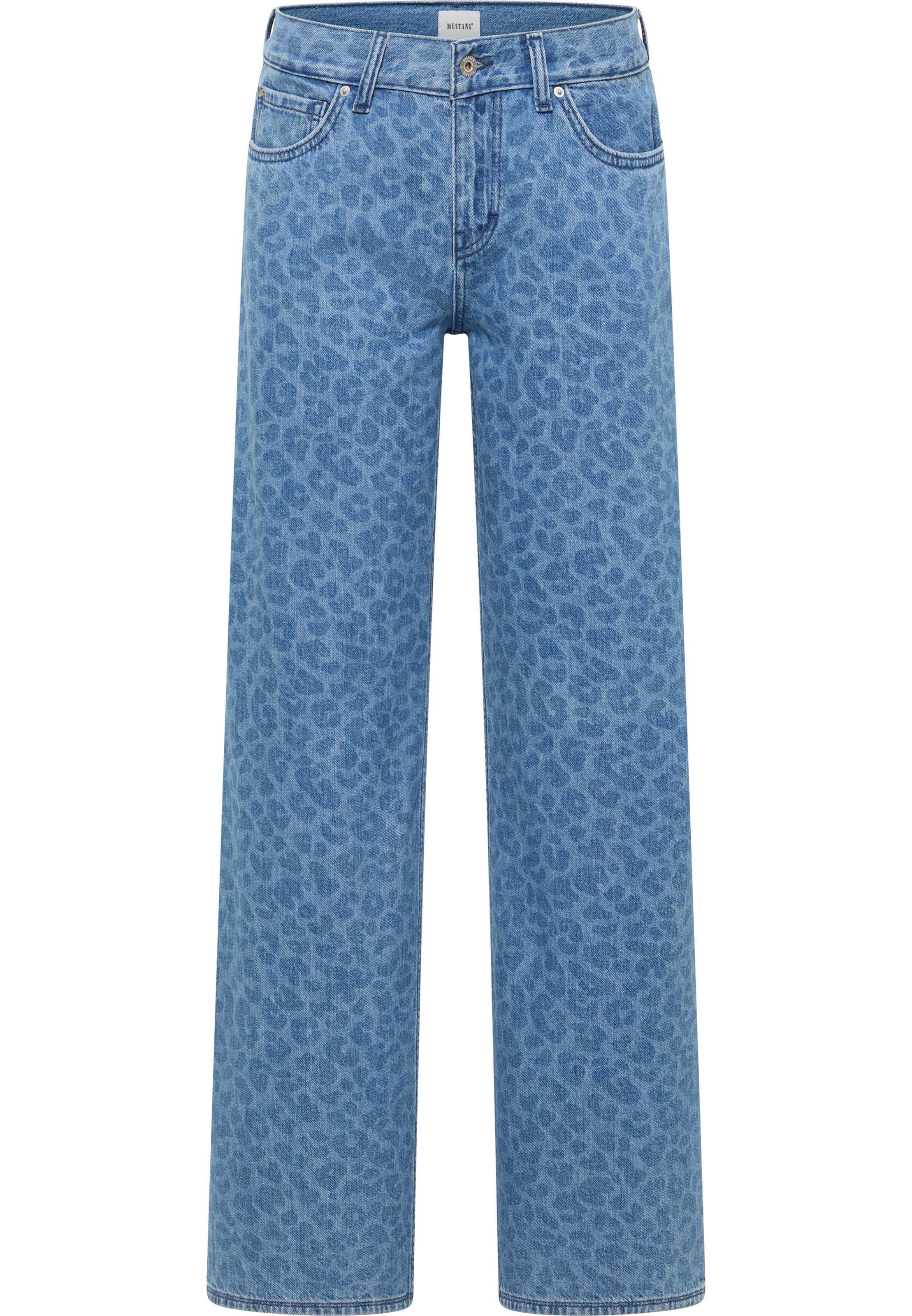 MUSTANG Flared Hose 'Style Medley' in Blau: Vorderseite