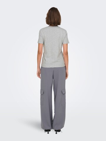 ONLY T-Shirt 'ONLKita' in Grau