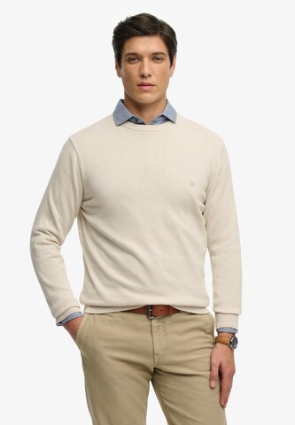 Pull-over Superdry & Co en blanc : devant