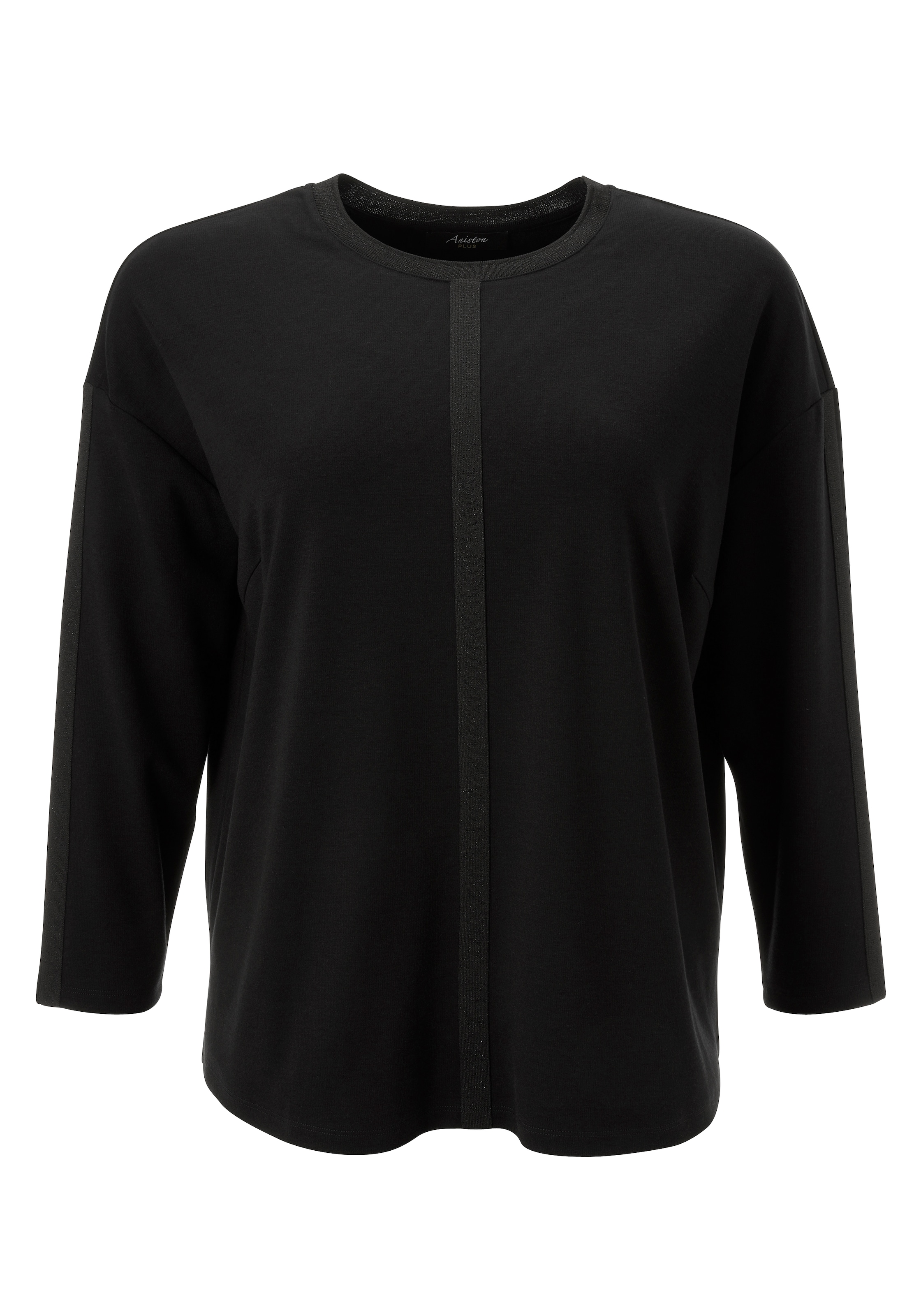 Aniston Sweatshirt in Black: front