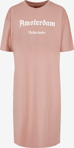 Merchcode Dress 'Amsterdam' in Pink: front